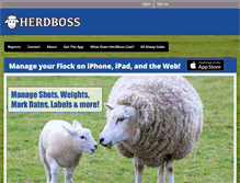 Tablet Screenshot of herdboss.com